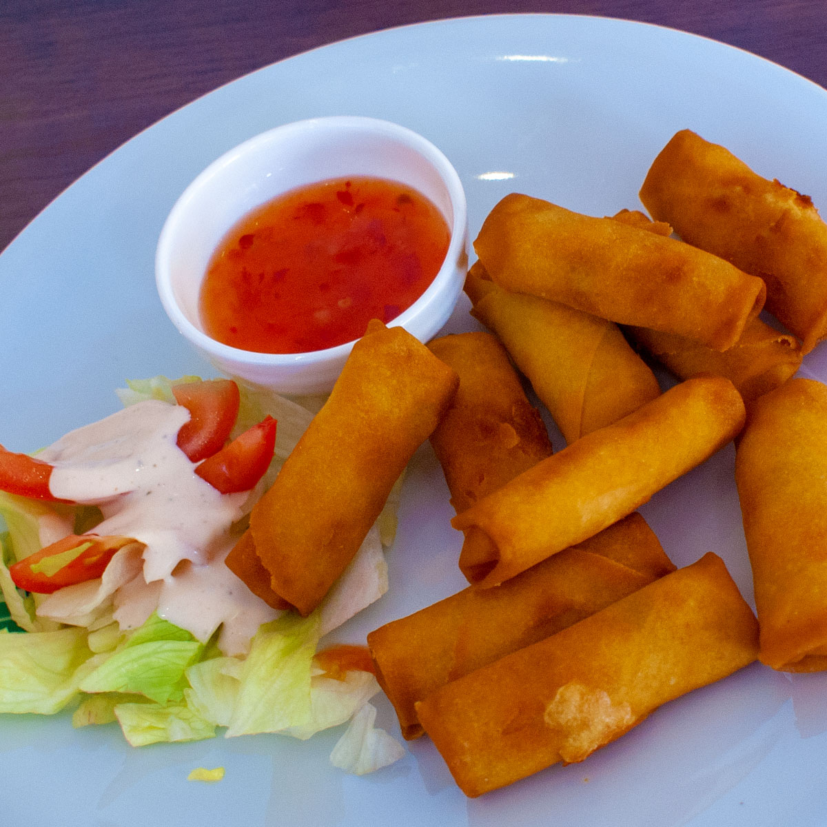 Empfehlung Fruhlingsrollen Garnelen Und Banane Asia Imbiss Holzwickede Kuche Van Van